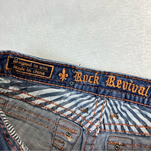 Rock Revival Luna Easy Boot Jeans Size 26 - Picture 5 of 9